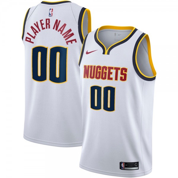 Denver Nuggets Trikot Benutzerdefinierte 2020-2021 Nike Association Edition Swingman - Herren